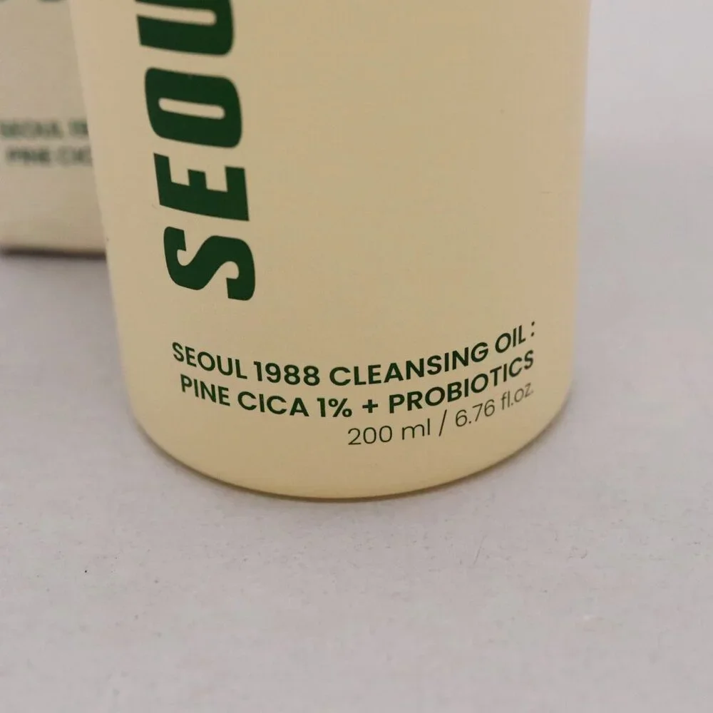 K-SECRET Seoul 1988 Cleansing Oil Pine Cica 1% + Probiotics 200ml K-Beauty 08/28